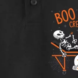 Boo Boo Crew Ghost Doctor Paramedic Emt Nurse Halloween Dry Zone Grid Performance Polo