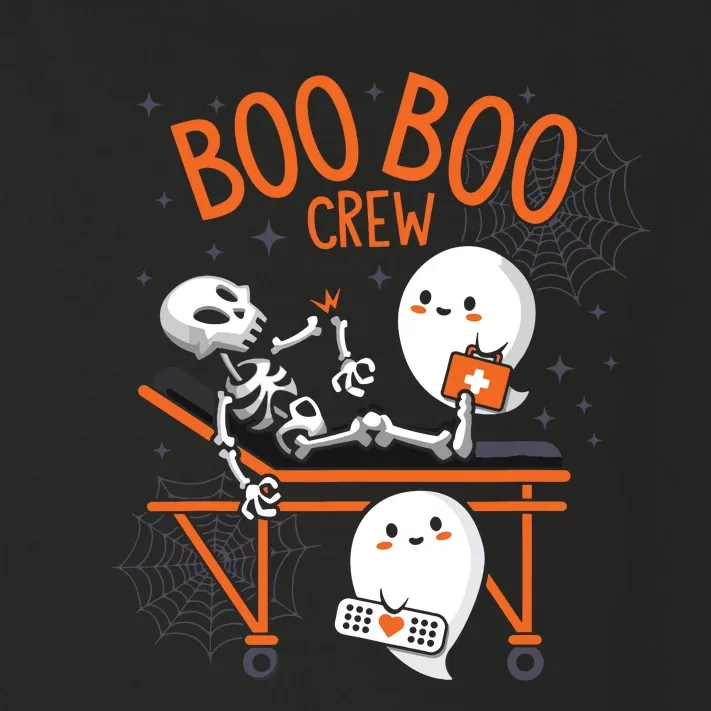 Boo Boo Crew Ghost Doctor Paramedic Emt Nurse Halloween Toddler Long Sleeve Shirt