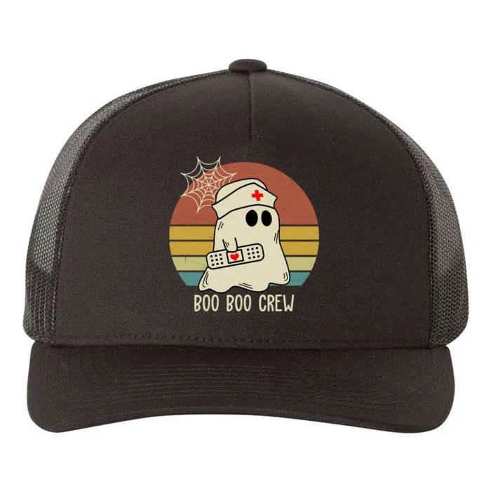 Boo Boo Crew Nurse Halloween Nurse Retro Yupoong Adult 5-Panel Trucker Hat