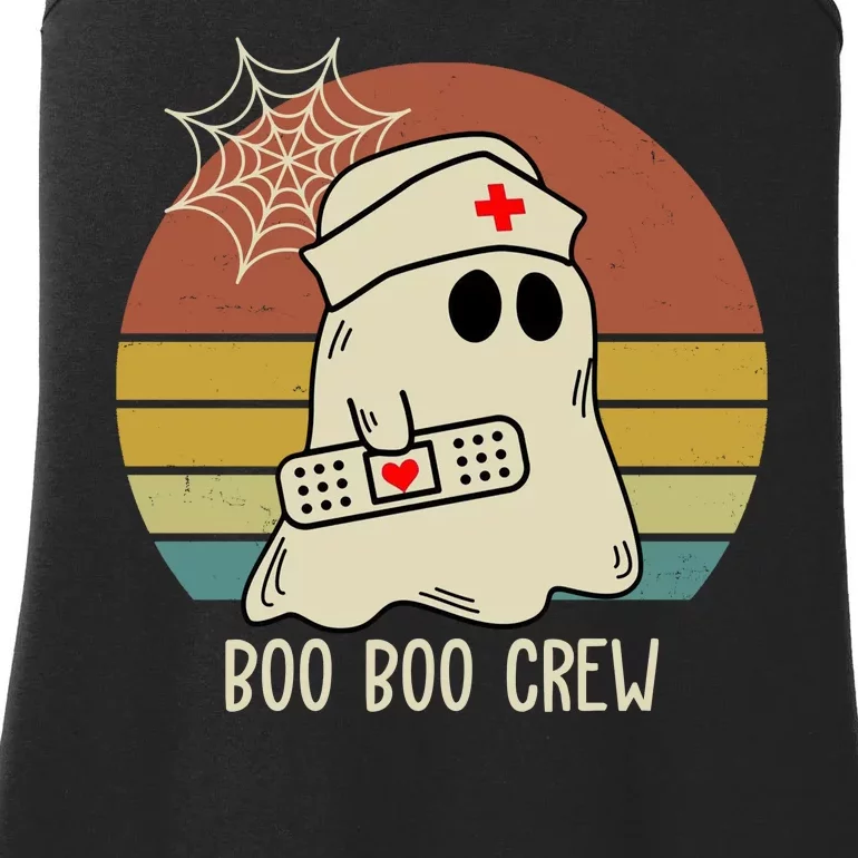 Boo Boo Crew Nurse Halloween Nurse Retro Ladies Essential Tank