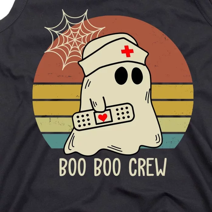 Boo Boo Crew Nurse Halloween Nurse Retro Tank Top