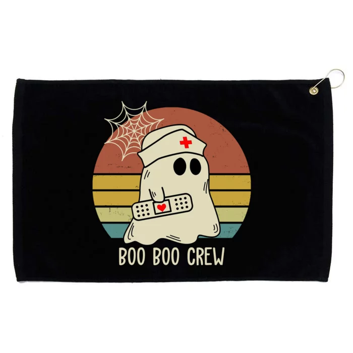 Boo Boo Crew Nurse Halloween Nurse Retro Grommeted Golf Towel