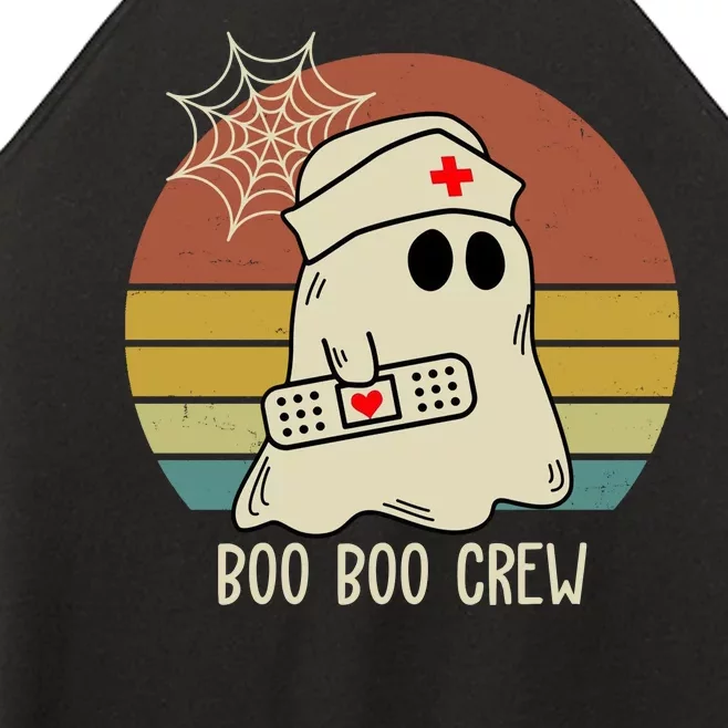 Boo Boo Crew Nurse Halloween Nurse Retro Women’s Perfect Tri Rocker Tank