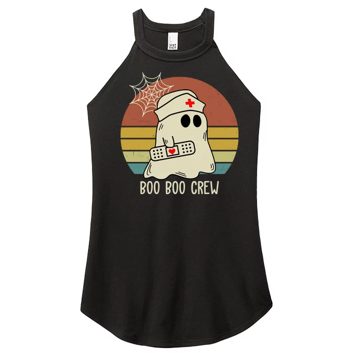 Boo Boo Crew Nurse Halloween Nurse Retro Women’s Perfect Tri Rocker Tank