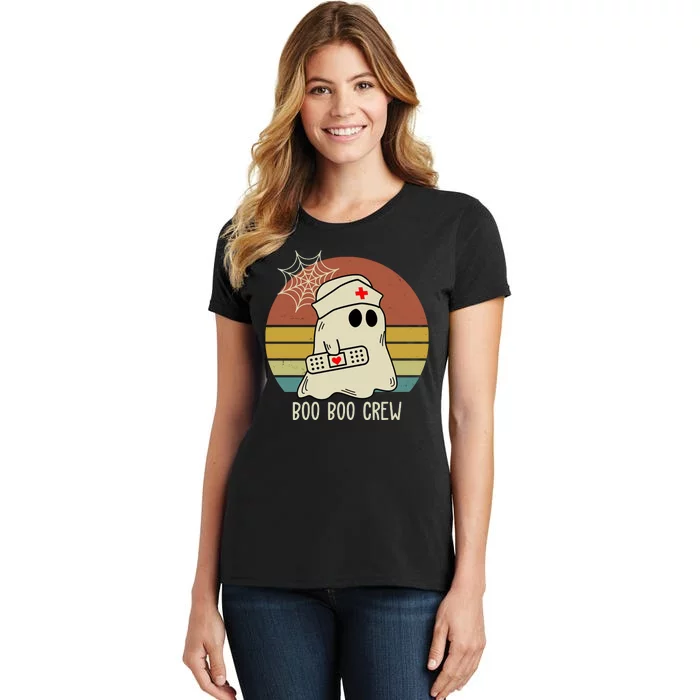 Boo Boo Crew Nurse Halloween Nurse Retro Women's T-Shirt