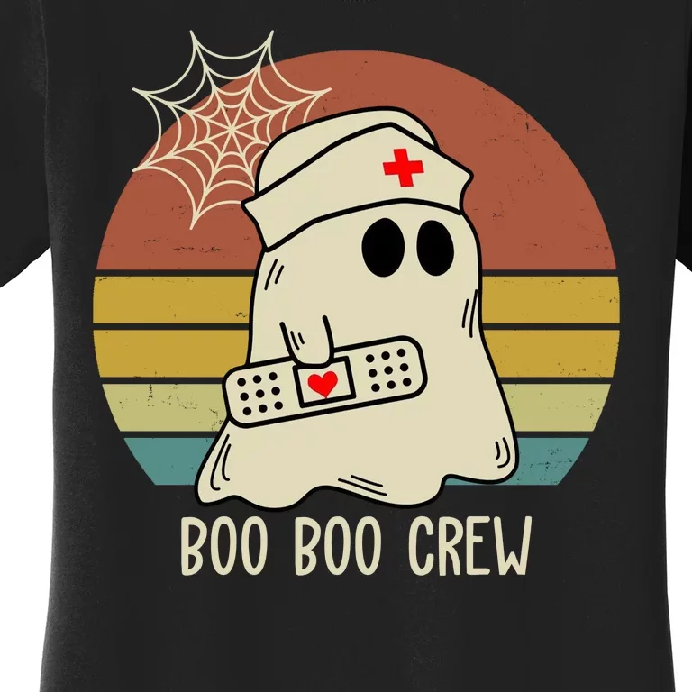 Boo Boo Crew Nurse Halloween Nurse Retro Women's T-Shirt