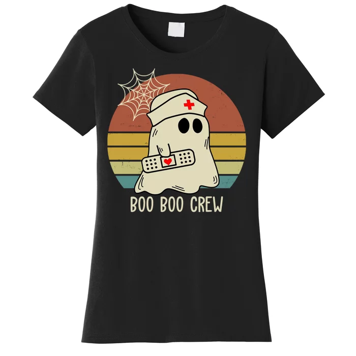 Boo Boo Crew Nurse Halloween Nurse Retro Women's T-Shirt