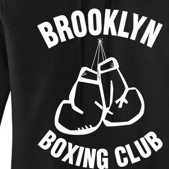 Brooklyn Boxing Club Hanging Gloves Gift Women's Pullover Hoodie