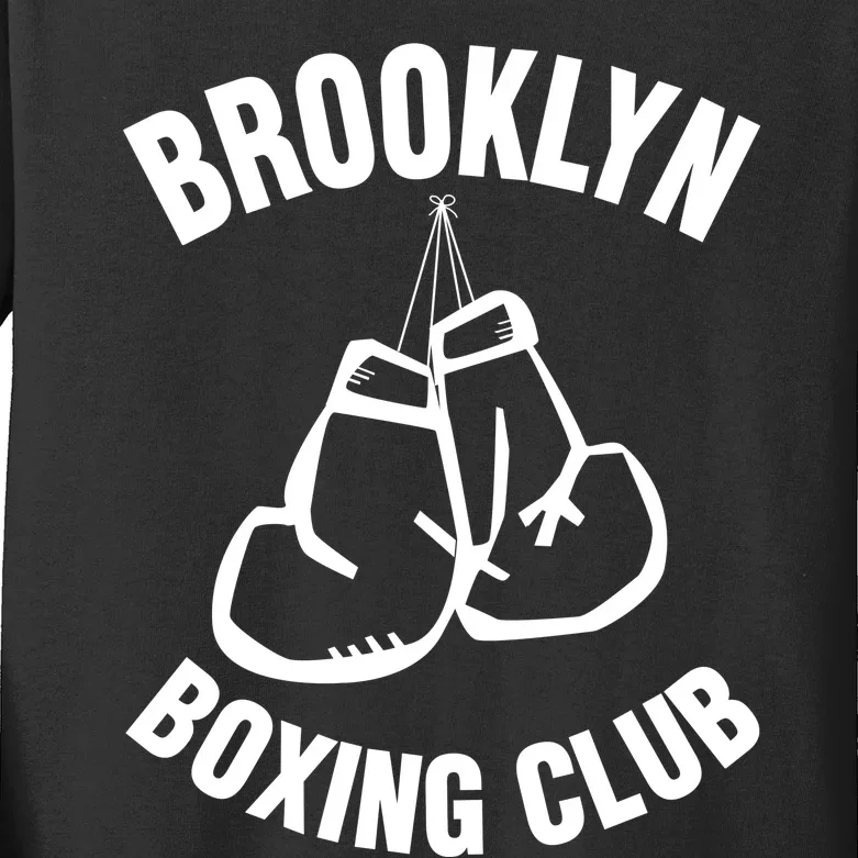 Brooklyn Boxing Club Hanging Gloves Gift Kids Long Sleeve Shirt