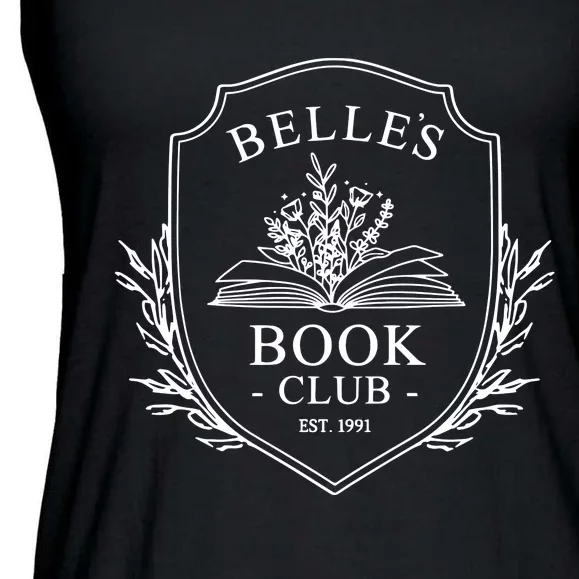 Belles Book Club Enchanted Rose Ladies Essential Flowy Tank