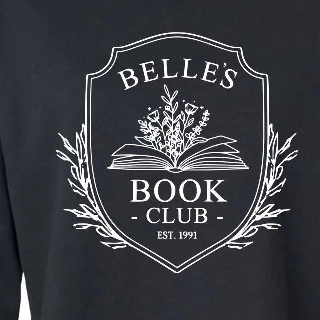 Belles Book Club Enchanted Rose Cropped Pullover Crew