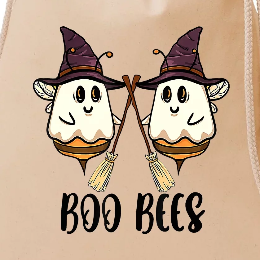 Boo Bees Couples Witch Halloween Costume Ghost Funny Drawstring Bag