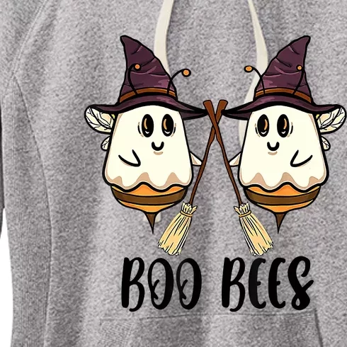 Boo Bees Couples Witch Halloween Costume Ghost Funny Women's Fleece Hoodie