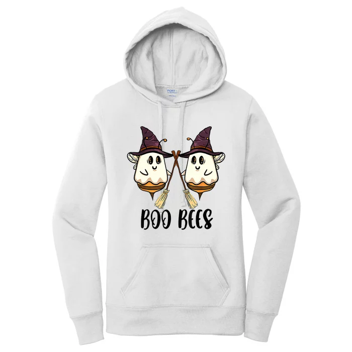 Boo Bees Couples Witch Halloween Costume Ghost Funny Women's Pullover Hoodie