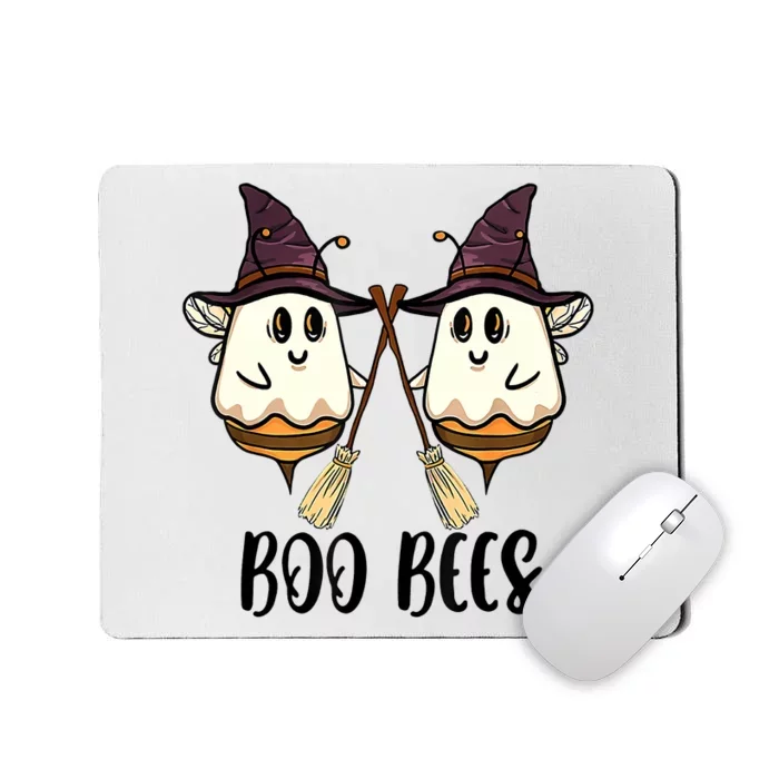 Boo Bees Couples Witch Halloween Costume Ghost Funny Mousepad