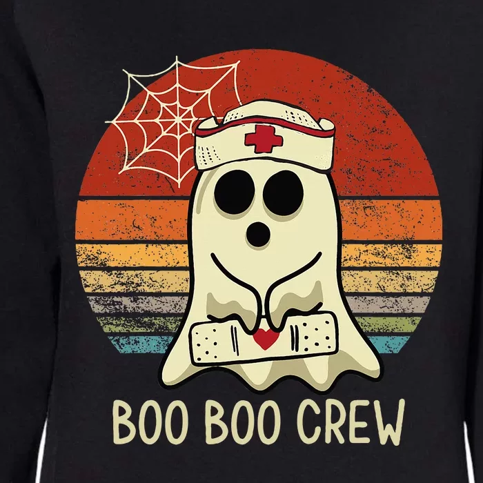 Boo Boo Crew Nurse Halloween Nurse Womens California Wash Sweatshirt