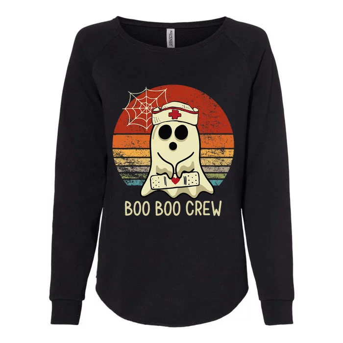 Boo Boo Crew Nurse Halloween Nurse Womens California Wash Sweatshirt