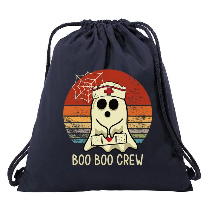 Boo Boo Crew Nurse Halloween Nurse Drawstring Bag