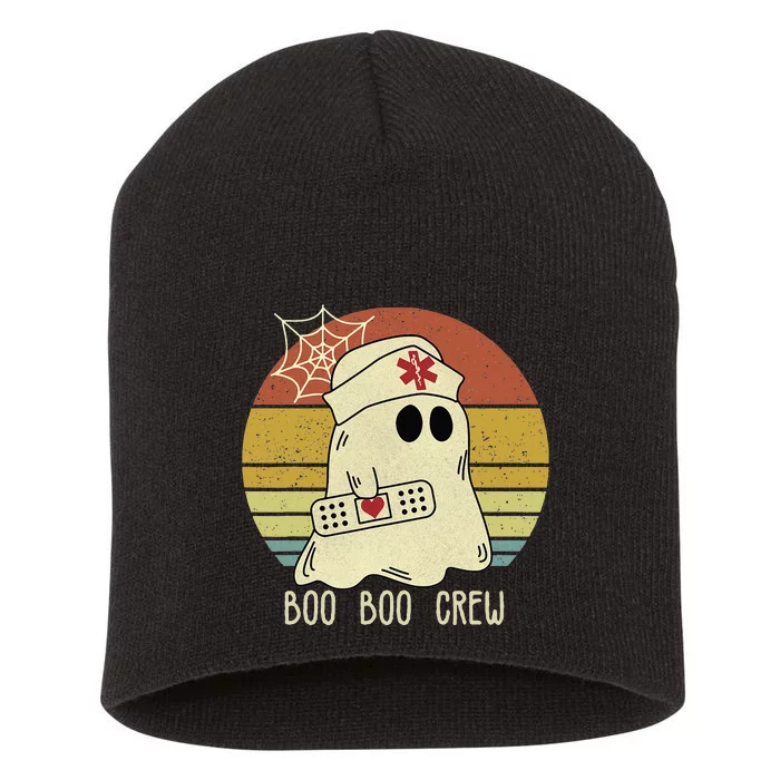 Boo Boo Crew Nurse Halloween Nurse For Women Short Acrylic Beanie