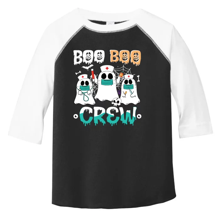 Boo Boo Crew Nurse Halloween Ghost Costume Women Toddler Fine Jersey T-Shirt