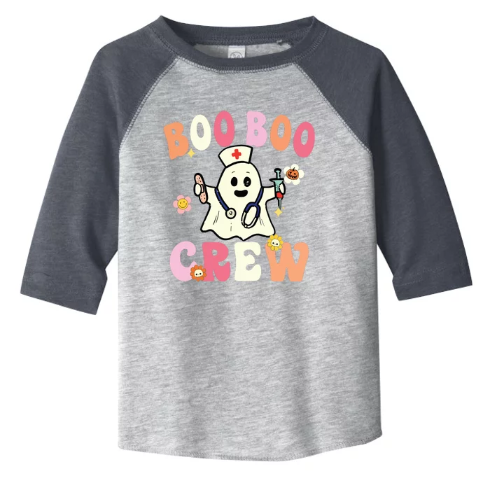 Boo Boo Crew Nurse Ghost Funny Halloween Costume For Women Toddler Fine Jersey T-Shirt