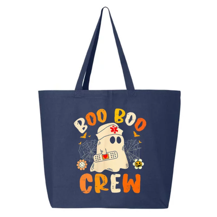 Boo Boo Crew Ghost Halloween Paramedic Nurse RN ER NICU LPN 25L Jumbo Tote