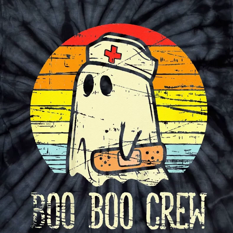 boo boo crew nurse halloween nurses rn ghost Tie-Dye T-Shirt