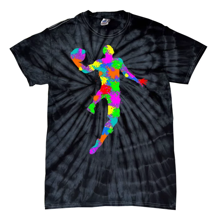 Basketball Basketballer Children Tie-Dye T-Shirt