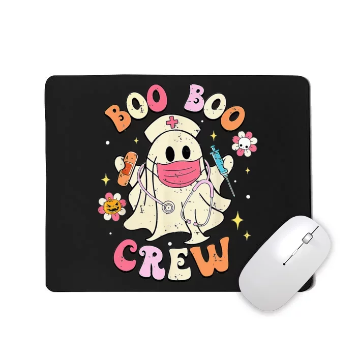 Boo Boo Crew Halloween Ghost Nurse Mousepad