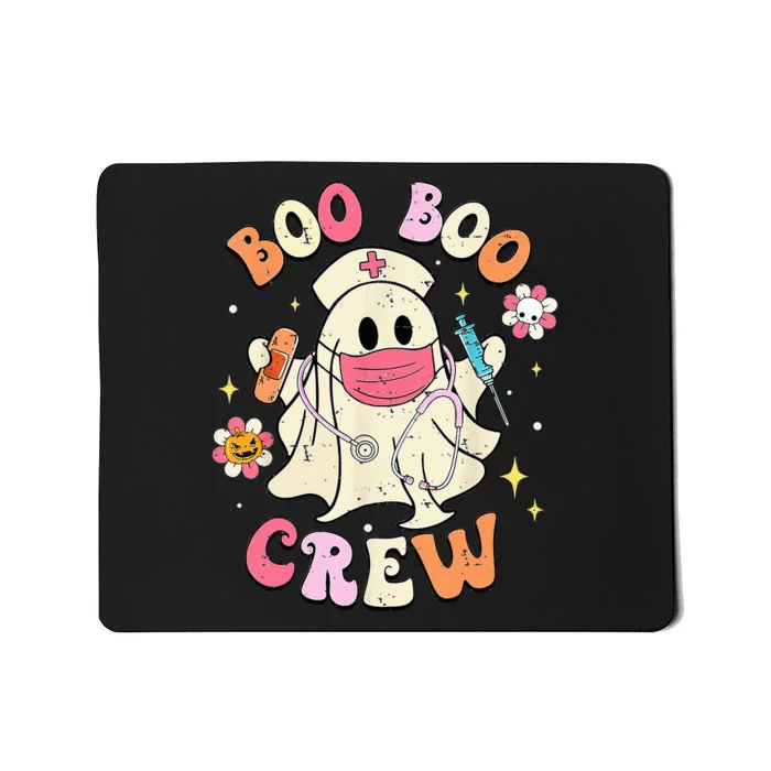 Boo Boo Crew Halloween Ghost Nurse Mousepad