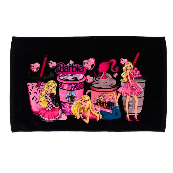 Bar Bie Coffee Come On Lets Go Party Lover Microfiber Hand Towel