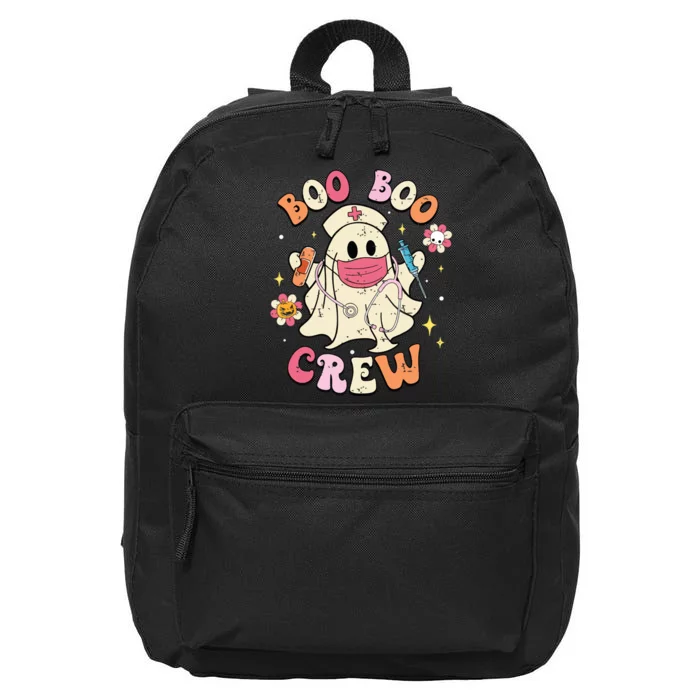 Boo Boo Crew Halloween Ghost Nurse 16 in Basic Backpack