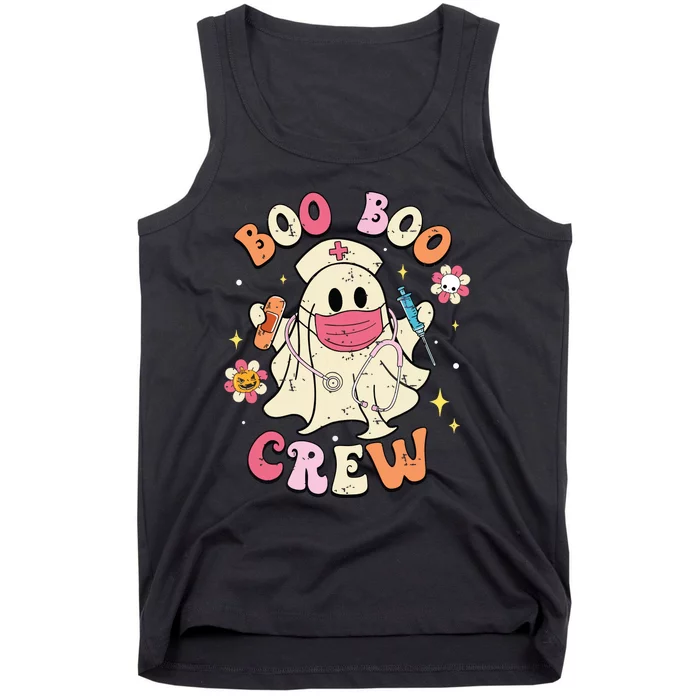 Boo Boo Crew Halloween Ghost Nurse Tank Top