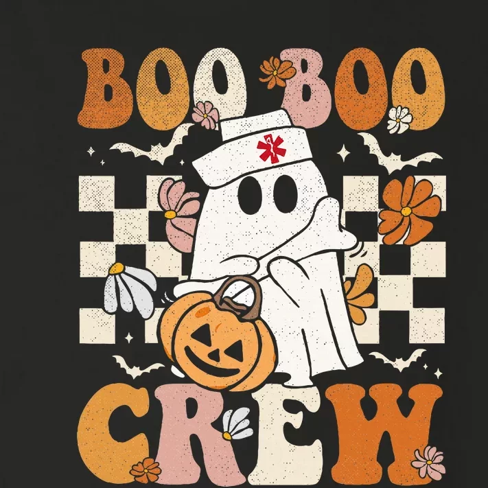 Boo Boo Crew Halloween Nurse Ghost Paramedic Emt Ems Toddler Long Sleeve Shirt