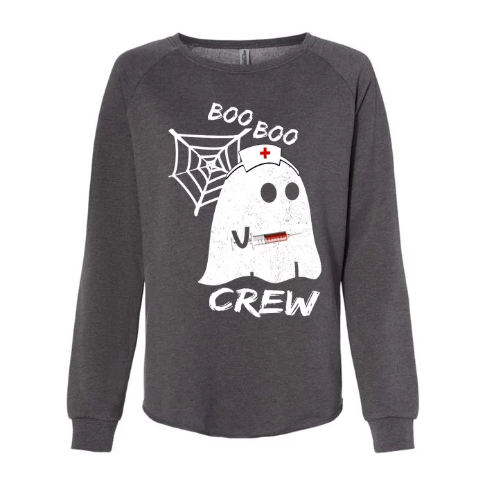 Boo Boo Crew Nurse Womens California Wash Sweatshirt