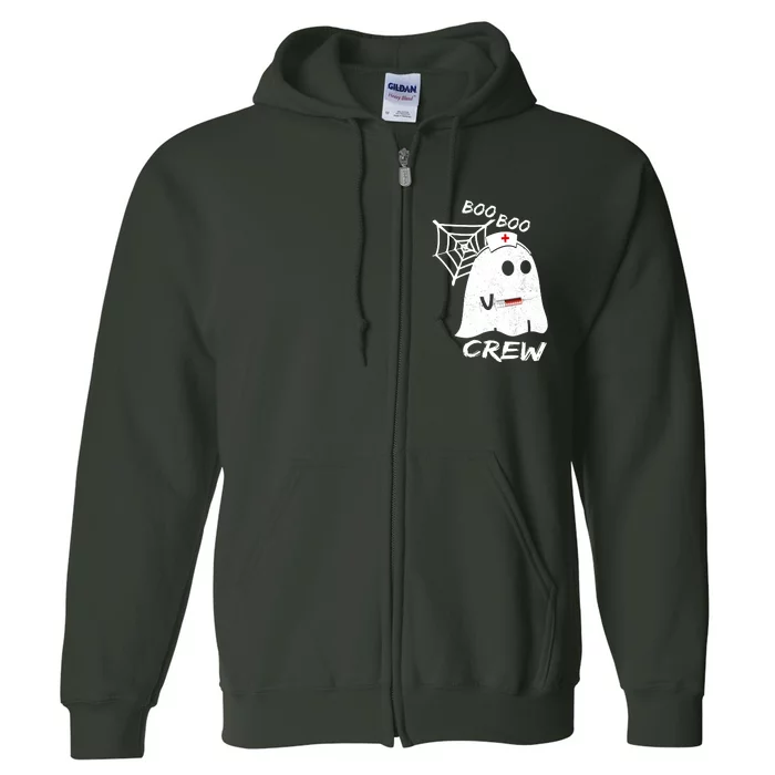 Boo Boo Crew Nurse Full Zip Hoodie