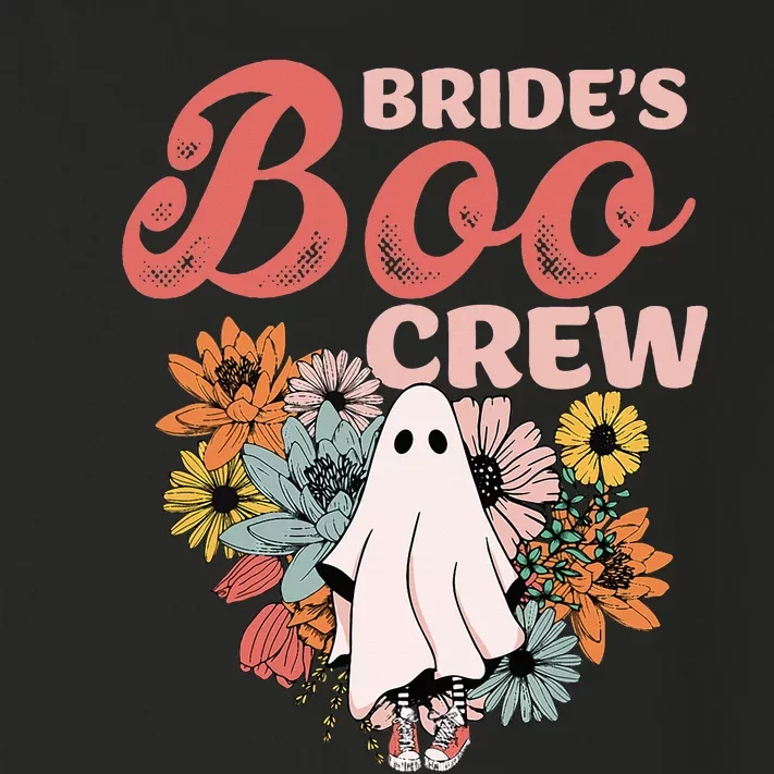 BrideS Boo Crew Floral Ghost Wedding Bachelorette Halloween Toddler Long Sleeve Shirt