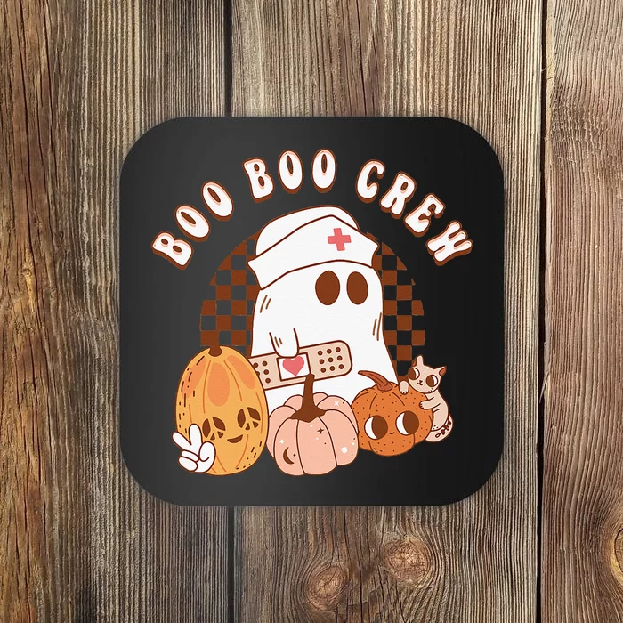 Boo Boo Crew Cute Nurse Halloween Coaster