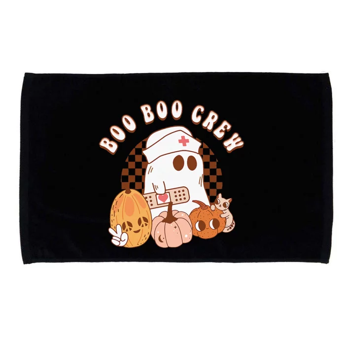 Boo Boo Crew Cute Nurse Halloween Microfiber Hand Towel