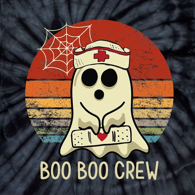 Boo Boo Crew Nurse Halloween Nurse Tie-Dye T-Shirt