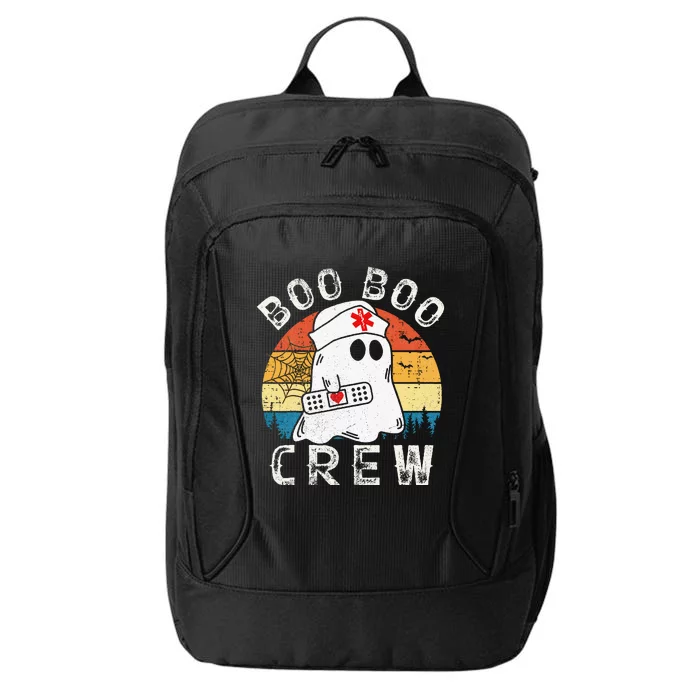 Boo Boo Crew Nurse Funny Ghost Halloween Costume Nurse City Backpack