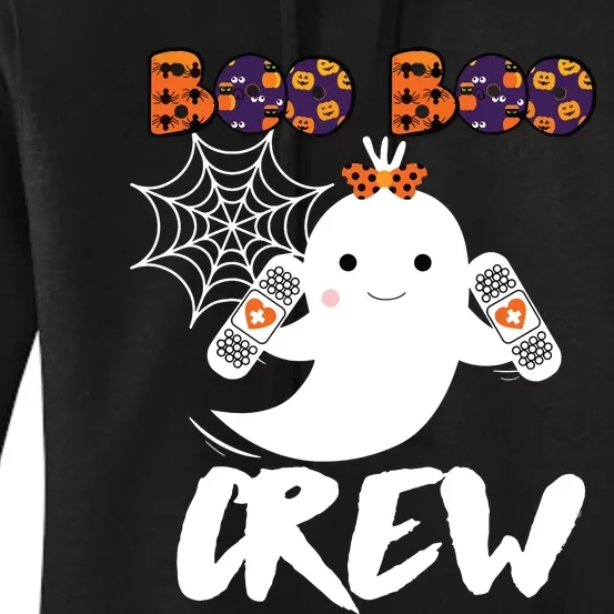 Boo Boo Crew Nurse Funny Halloween Costume Fun Gift Women's Pullover Hoodie