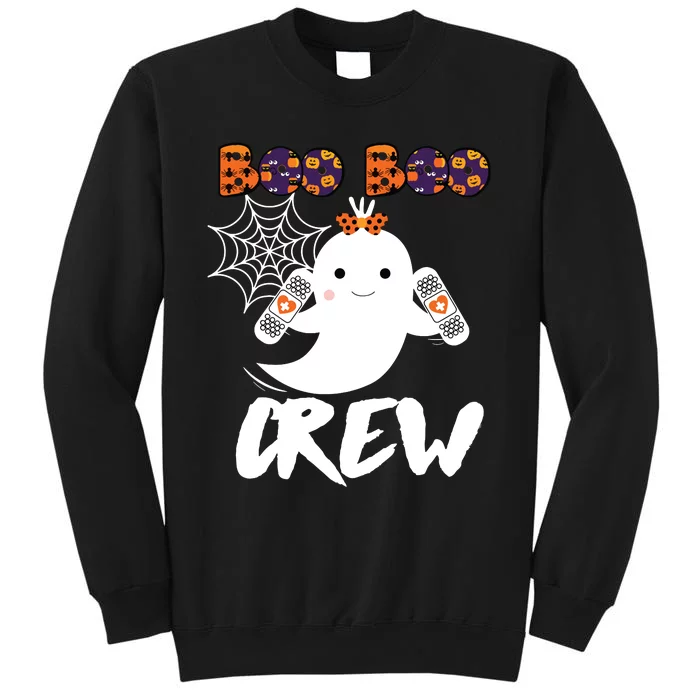 Boo Boo Crew Nurse Funny Halloween Costume Fun Gift Tall Sweatshirt