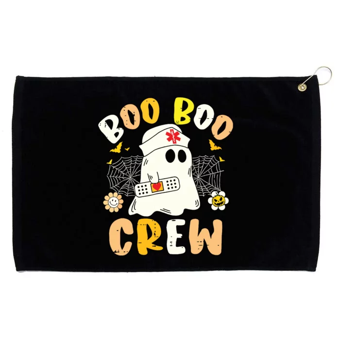 Boo Boo Crew Ghost Halloween Paramedic Nurse RN ER NICU LPN Grommeted Golf Towel