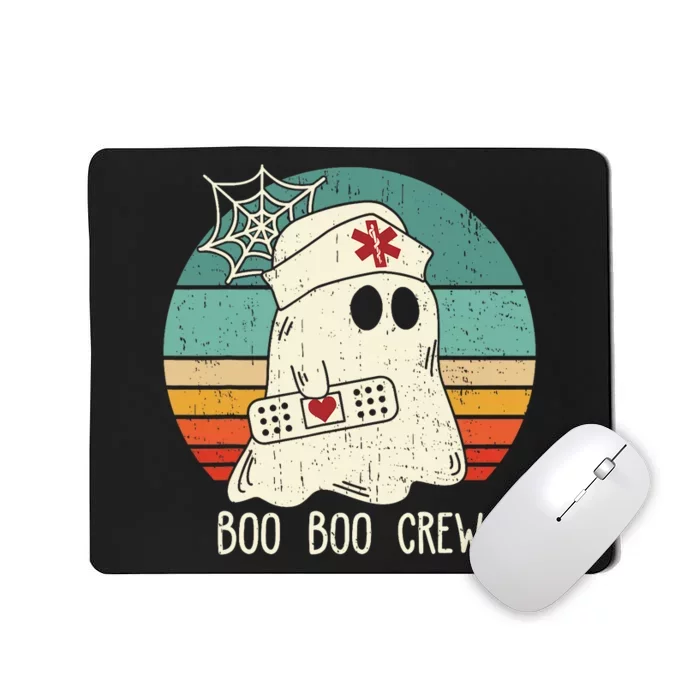 Boo Boo Crew Nurse Scrub Halloween Costume Nurse Mousepad