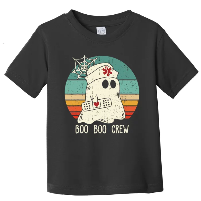 Boo Boo Crew Nurse Scrub Halloween Costume Nurse Toddler T-Shirt