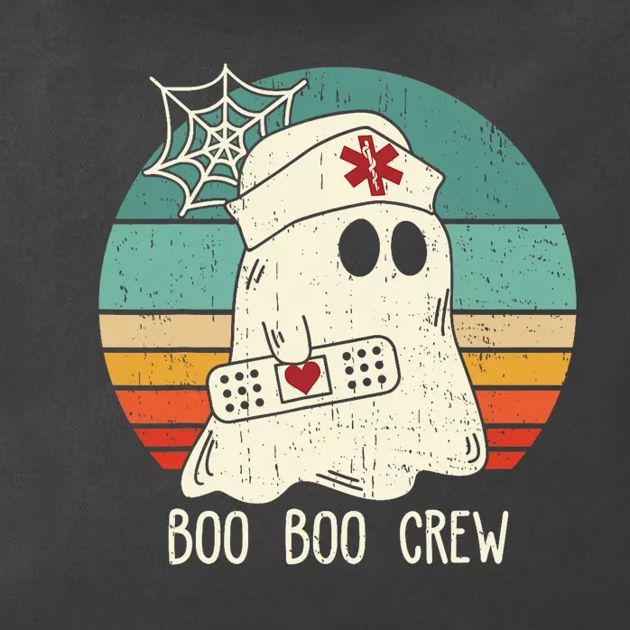 Boo Boo Crew Nurse Scrub Halloween Costume Nurse Zip Tote Bag