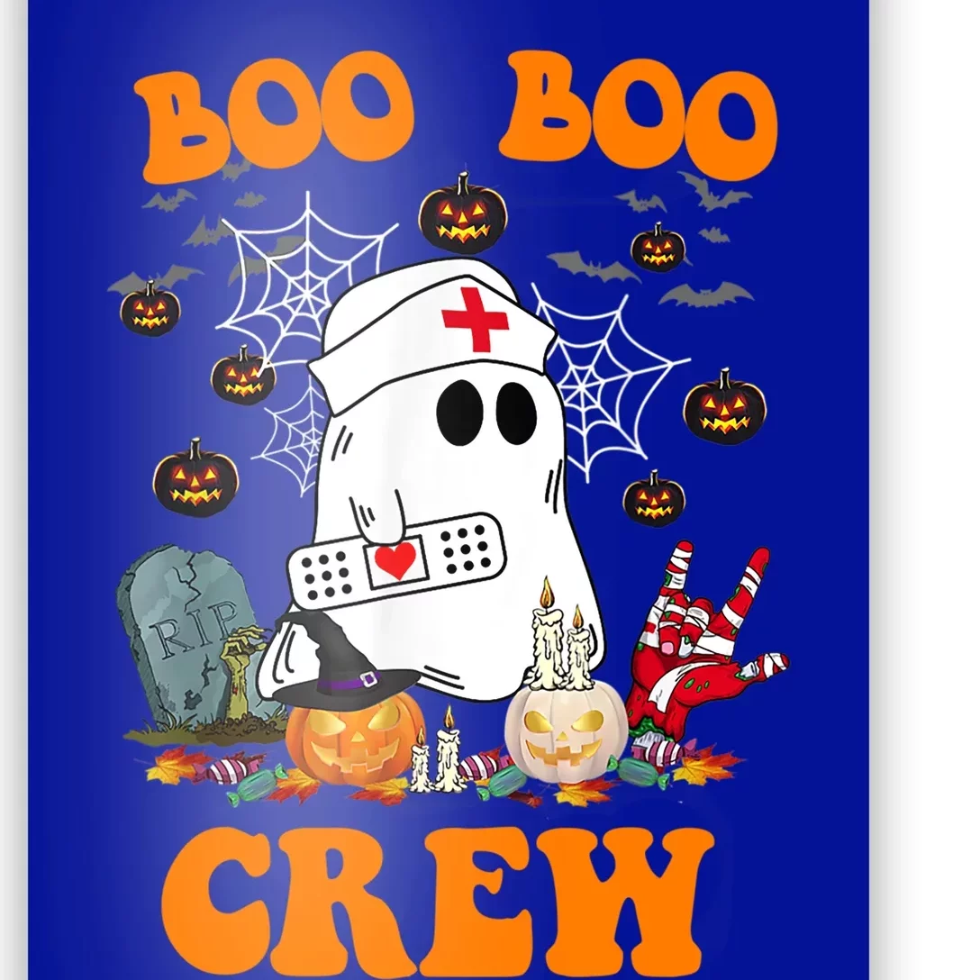 Boo Boo Crew Funny Nurse Halloween Costume Ghost Meaningful Gift Poster