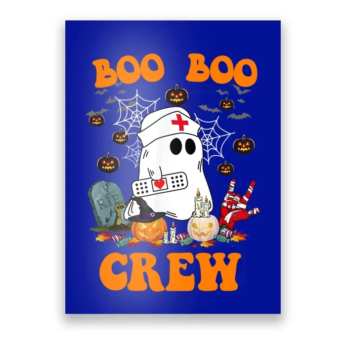 Boo Boo Crew Funny Nurse Halloween Costume Ghost Meaningful Gift Poster