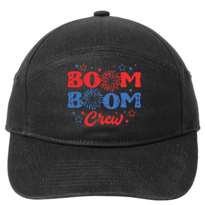 Boom Boom Crew 7-Panel Snapback Hat